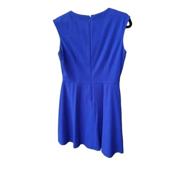 Tahari Arthur S. Levine Stretch Keyhole Neck Cap Sleeve Sheath Dress Size 6P - Picture 2 of 5